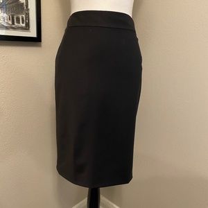 Ann Taylor Black Virgin Wool Pencil Skirt NWT Size 6